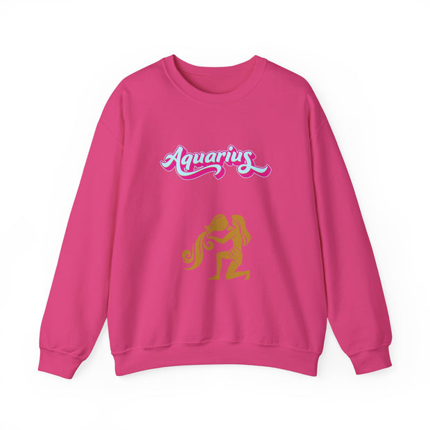 'Aquarius' Zodiac Unisex Crewneck Sweatshirt