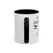 'You and Me Against The World' Accent Coffee Mug