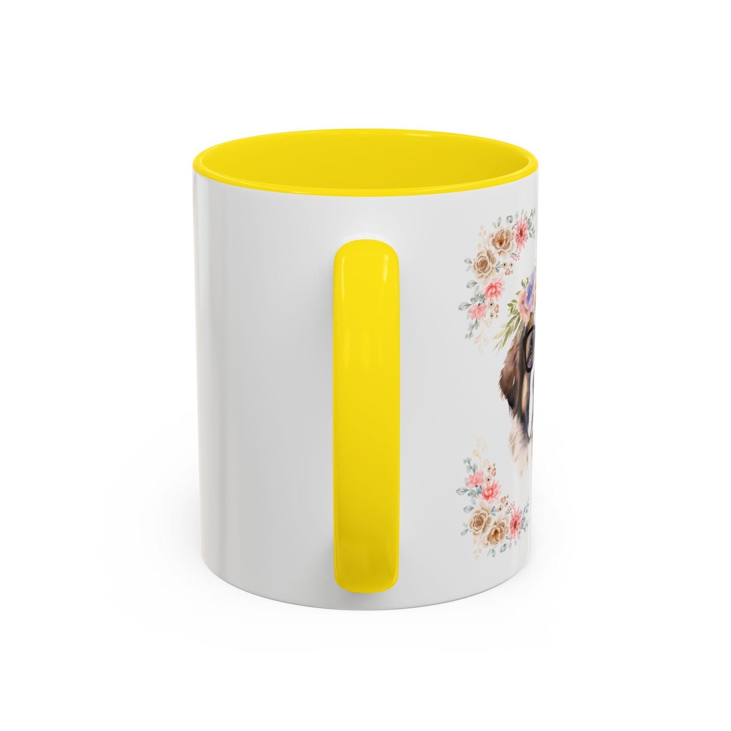 Geeky Goddess Saint Bernard Accent Coffee Mug