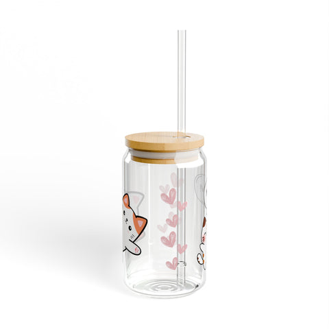 'Meow' Cute Cat Sipper Glass