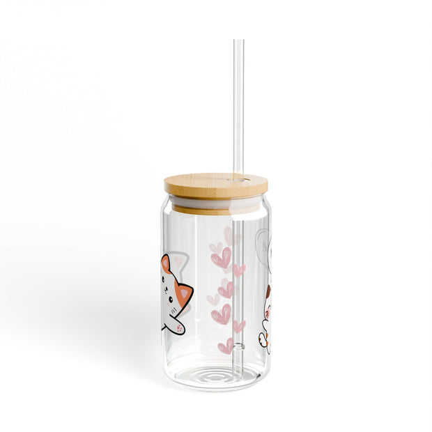 'Meow' Cute Cat Sipper Glass