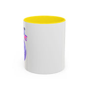 Astronaut Taking Off In Space Accent Coffee Mug