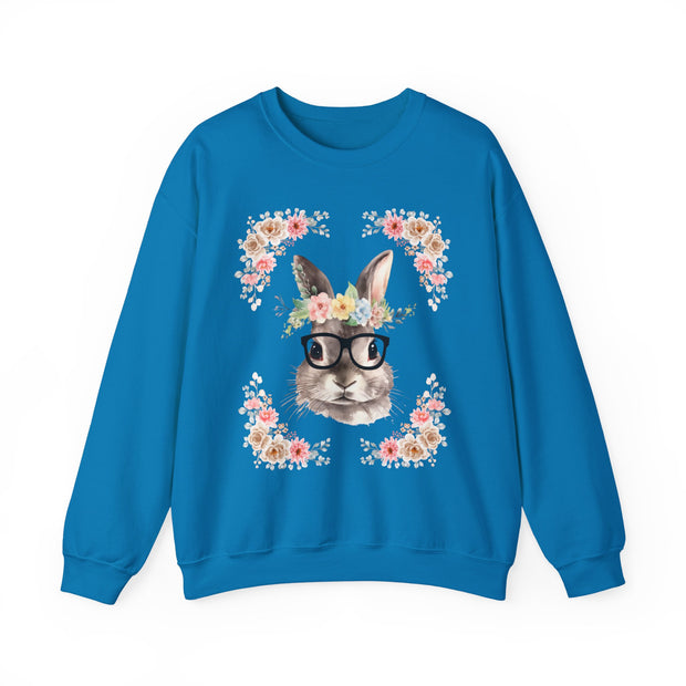 Geeky Goddess Bunny Unisex Crewneck Sweatshirt