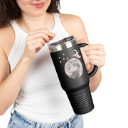 Astronaut Flying To The Moon Insulated Travel Mug, 40oz