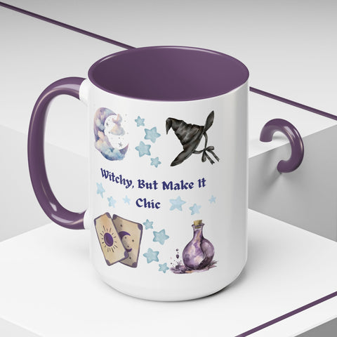 'Witchy, But Make It Cute' Accent Coffee Mug