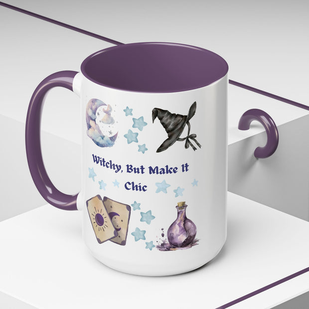 'Witchy, But Make It Cute' Accent Coffee Mug