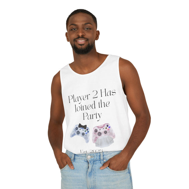 'Player 2 Has Joined the Party' 'Est. 2025' Unisex Tank Top