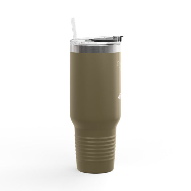 'Espawresso Yourself' Golden Retriever Insulated Travel Mug, 40oz