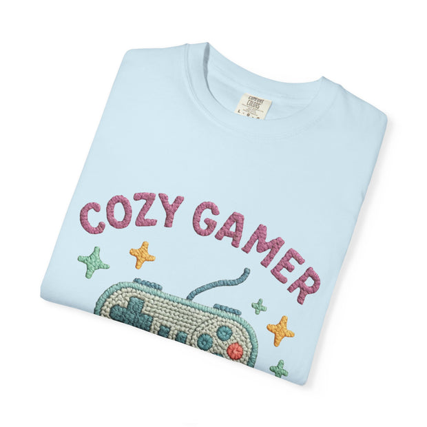 Cozy Gamer T-Shirt, Unisex Retro Gaming Tee, Video Game Lover Shirt, Perfect for Gamers, Gift for Birthdays and Holidays