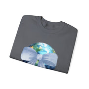 Earth Wrapped In A Bow Unisex Crewneck Sweatshirt