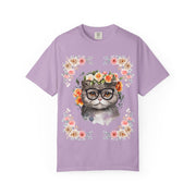 Geeky Goddess Gray Cat Unisex T-Shirt