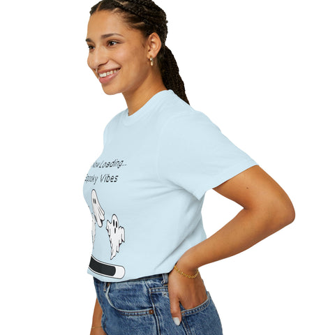 'Now Loading...Spooky Vibes' Unisex T-Shirt