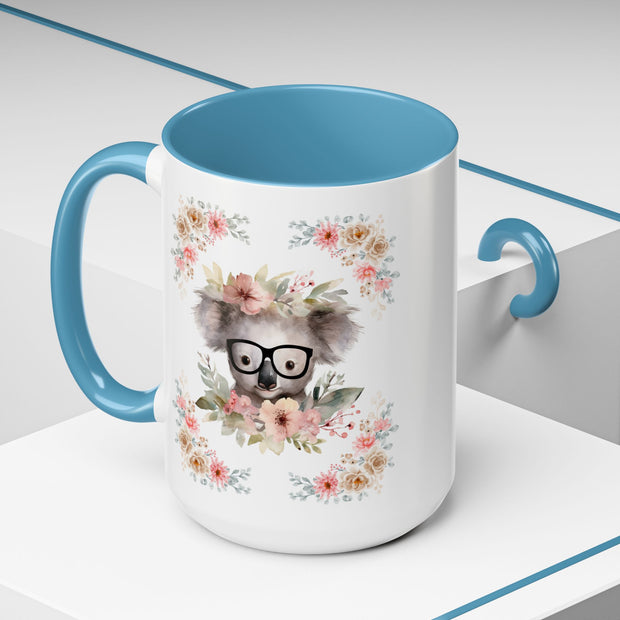 Geeky Goddess Koala Accent Coffee Mug