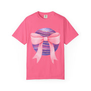 Pink/Purple Planet Wrapped In A Bow Unisex T-Shirt