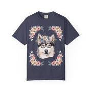 Geeky Goddess Siberian Husky Unisex T-Shirt