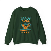 Gravy Loading Sweatshirt, Fun Unisex Crewneck, Thanksgiving Apparel, Casual Gift for Foodies, Humor Sweatshirt