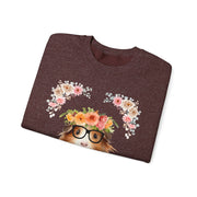 Geeky Goddess Guinea Pig Unisex Crewneck Sweatshirt