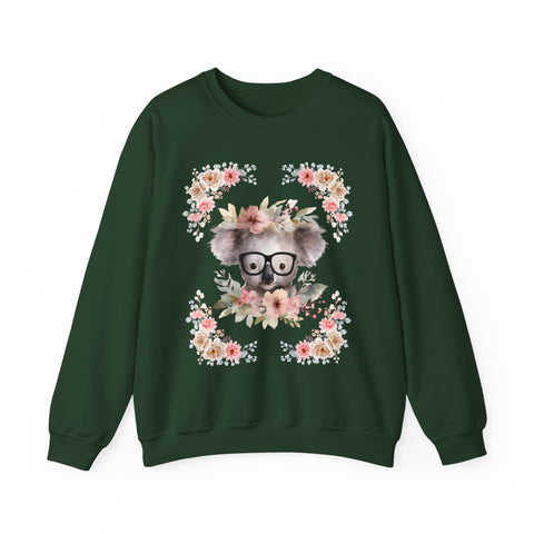 Geeky Goddess Koala Unisex Crewneck Sweatshirt