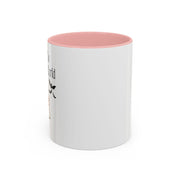'You and Me Against The World' Accent Coffee Mug