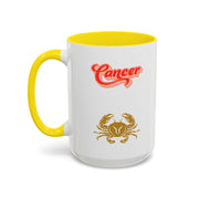 'Cancer' Zodiac Accent Coffee Mug