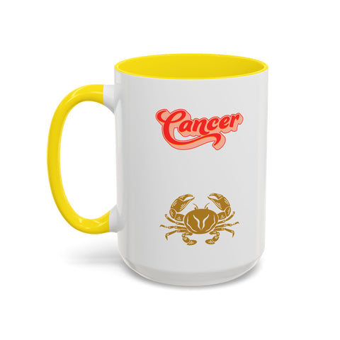 'Cancer' Zodiac Accent Coffee Mug