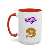 'Virgo' Zodiac Accent Coffee Mug