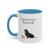 'Espawresso Yourself' Dachshund Accent Coffee Mug