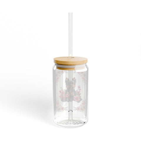 Geeky Goddess Yorkie Sipper Glass