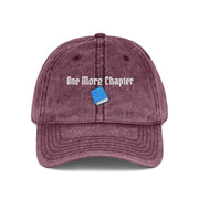'One More Chapter' Vintage Embroidered Cap