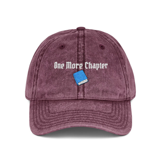'One More Chapter' Vintage Embroidered Cap