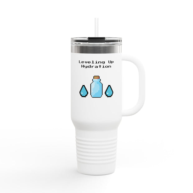 'Leveling Up Hydration' Insulated Travel Mug, 40oz