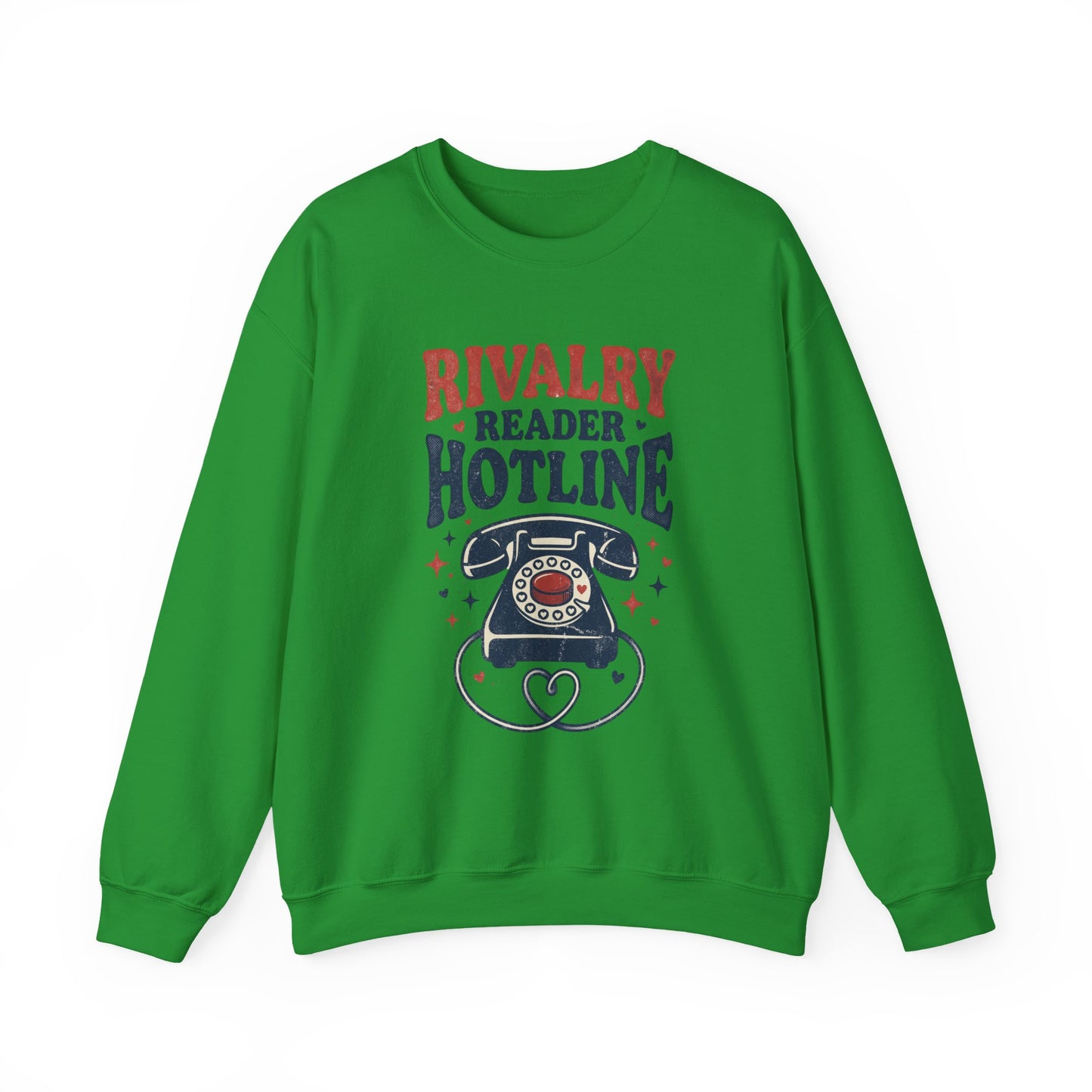 Rivalry Reader Hotline Sweatshirt, Hockey Romance Booktok Crewneck, Sports Romance Reader Pullover