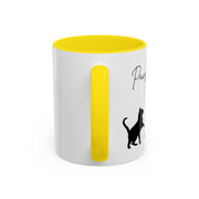 'Paws and Reflect' Cats Accent Coffee Mug