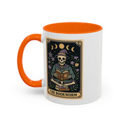 'The Bookworm' Tarot Card Accent Coffee Mug