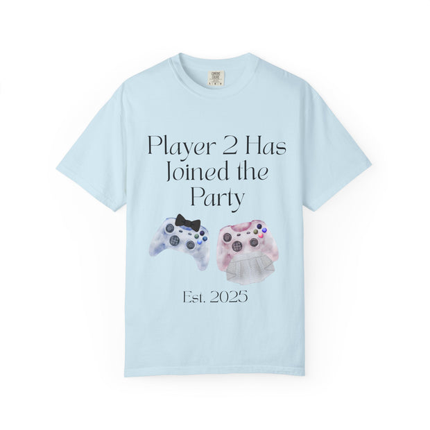'Player 2 Has Joined The Party' 'Est. 2025' Unisex T-shirt