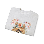 Geeky Goddess Pomeranian Unisex Crewneck Sweatshirt
