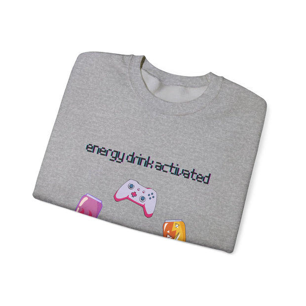 'Energy Drink Activated' Unisex Crewneck Sweatshirt