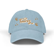 'Taurus' Denim Embroidered Cap
