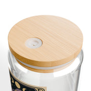 'The Bookworm' Tarot Card Sipper Glass