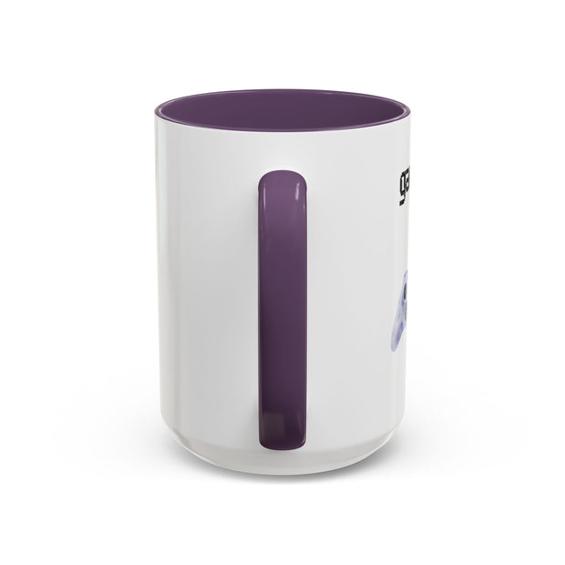 'Game On, Coffee First' Accent Coffee Mug