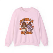 Gobble Squad Sweatshirt | Cozy Fall Apparel, Thanksgiving Gift, Unisex Crewneck, Cute Animal Design, Holiday Fashion