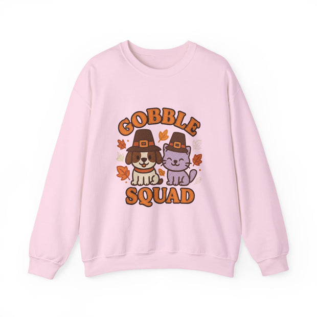 Gobble Squad Sweatshirt | Cozy Fall Apparel, Thanksgiving Gift, Unisex Crewneck, Cute Animal Design, Holiday Fashion
