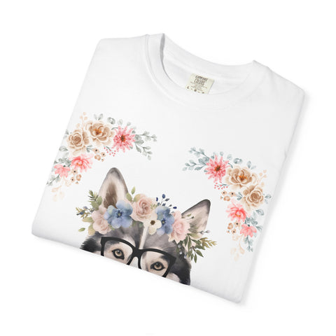 Geeky Goddess Siberian Husky Unisex T-Shirt