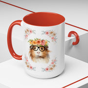 Geeky Goddess Guinea Pig Accent Coffee Mug