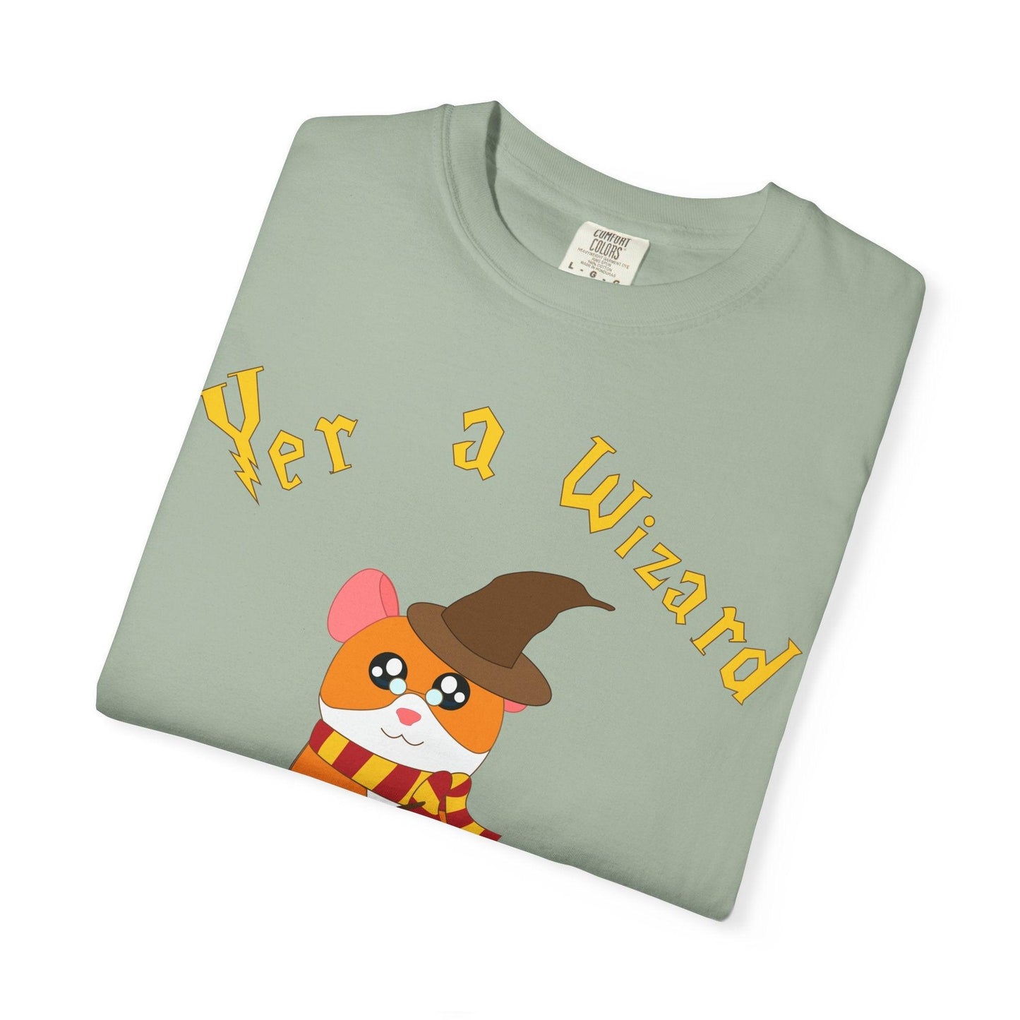 Hammy Wizard Hamster T-Shirt | Cute Spellcaster Illustration