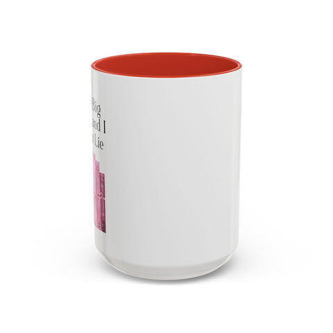 'I Like Big Books and I Cannot Lie' Accent Coffee Mug