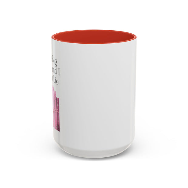 'I Like Big Books and I Cannot Lie' Accent Coffee Mug