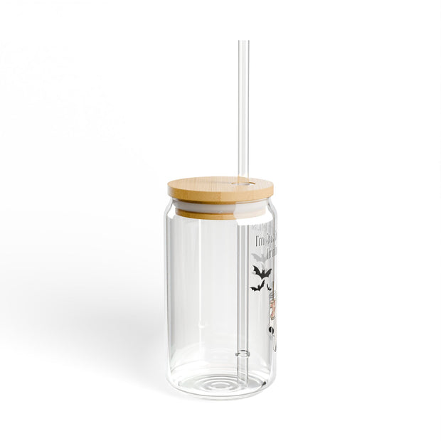 'I'm Just An Ordinary Ghost Drinking My Boba' Sipper Glass