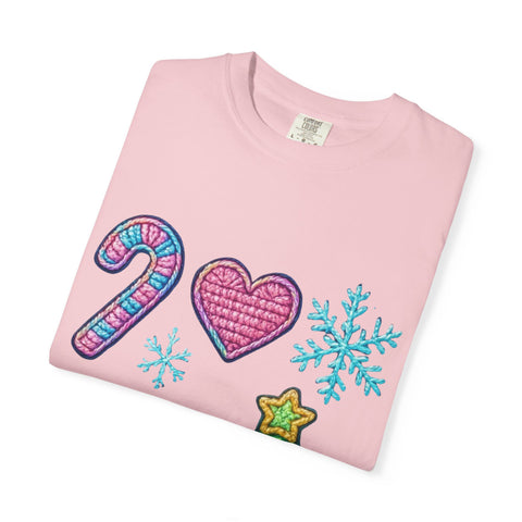 Festive Gamer T-Shirt, Christmas Tee, Gamer Shirt, Holiday Apparel, Unisex Christmas Gift, Cute Gaming T-Shirt