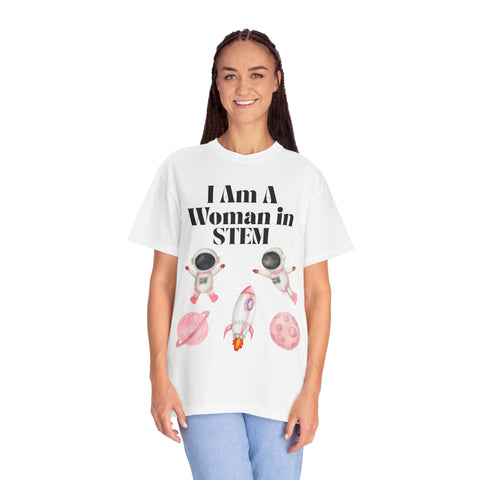 'I Am A Woman In STEM' Astronaut T-Shirt